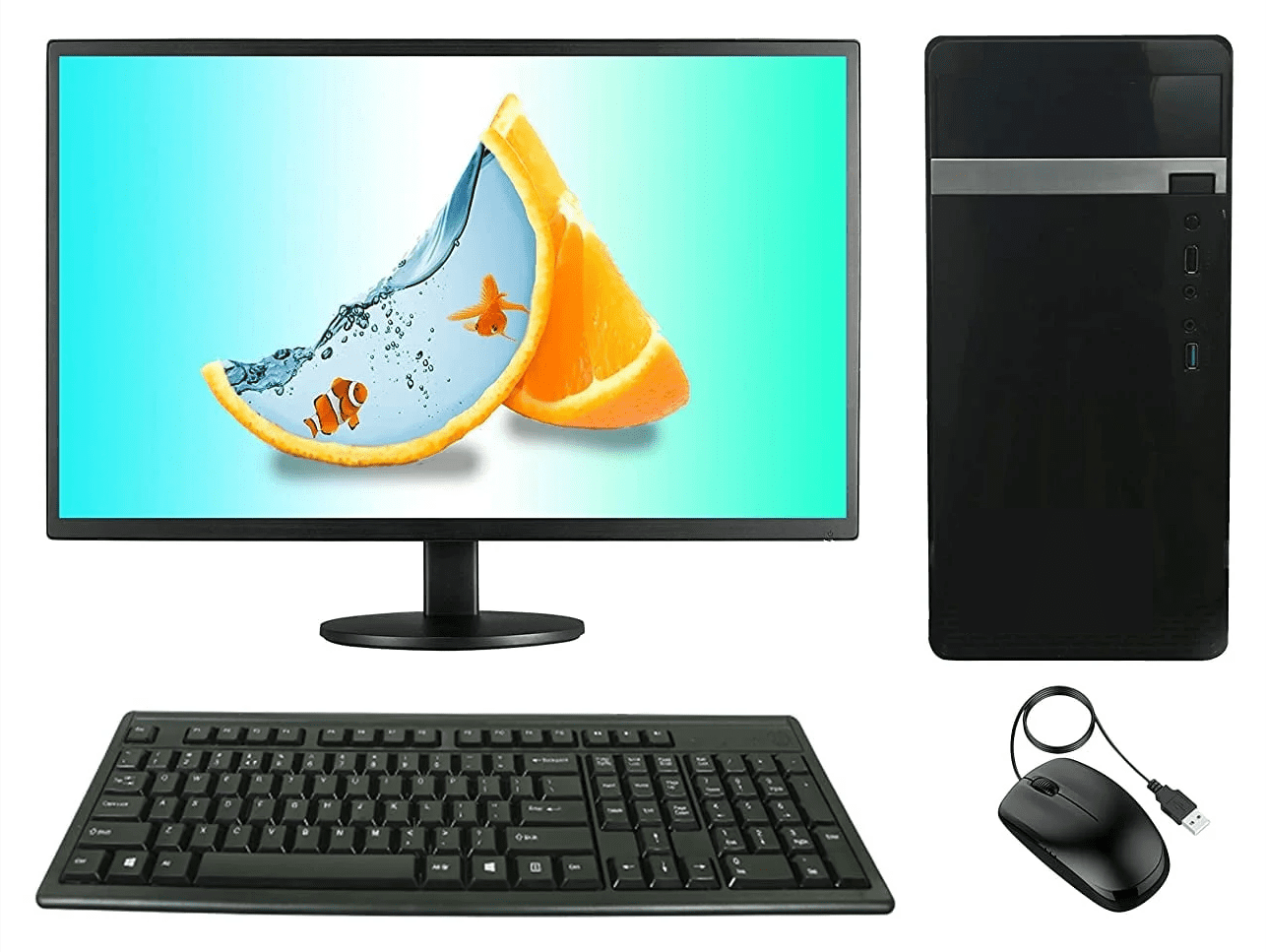 Intel i5 8th Gen / 8GB RAM / 512GB SSD  /  Monitor 18.5 Inch / Keyboard & Mouse Assembled Desktop PC